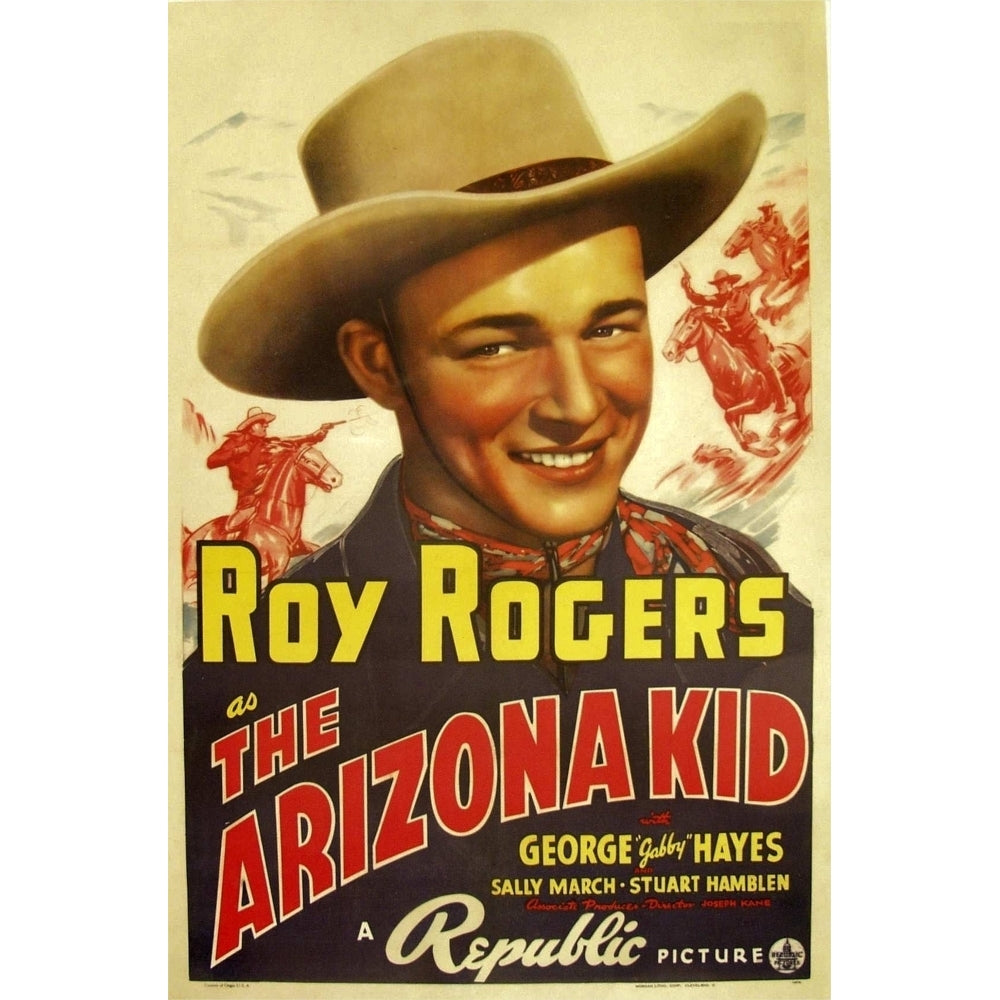 The Arizona Kid Center: Roy Rogers 1939 Movie Poster Masterprint Image 1