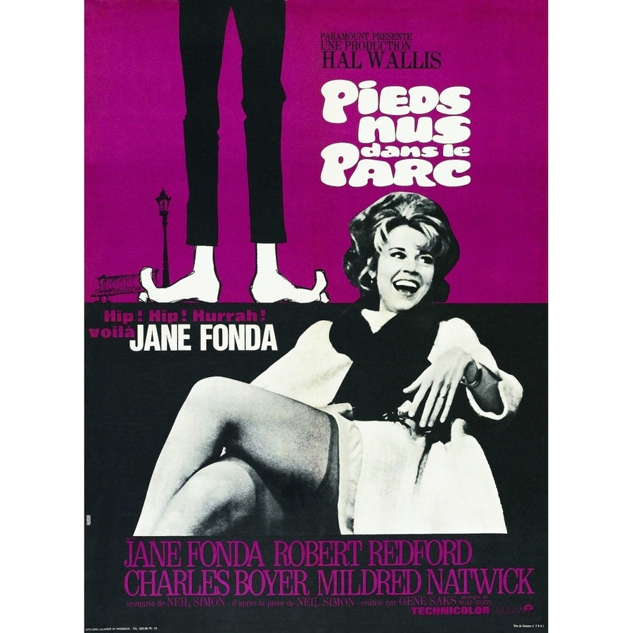 Barefoot In The Park French Poster Jane Fonda 1967 Movie Poster Masterprint Image 1