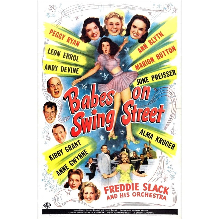 Babes On Swing Street U Movie Poster Masterprint Image 2