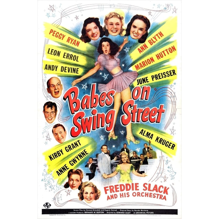 Babes On Swing Street U Movie Poster Masterprint Image 1