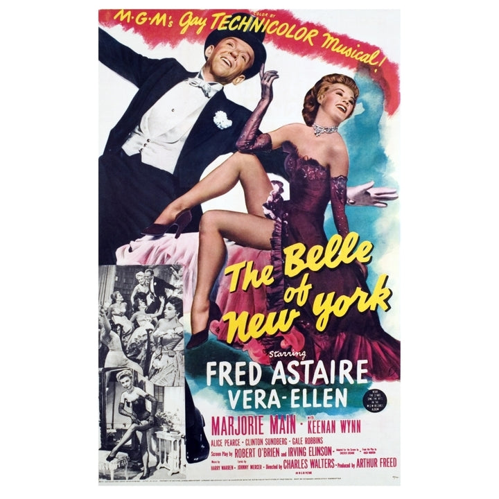 The Belle Of York Fred Astaire Vera-Ellen 1952. Movie Poster Masterprint Image 1