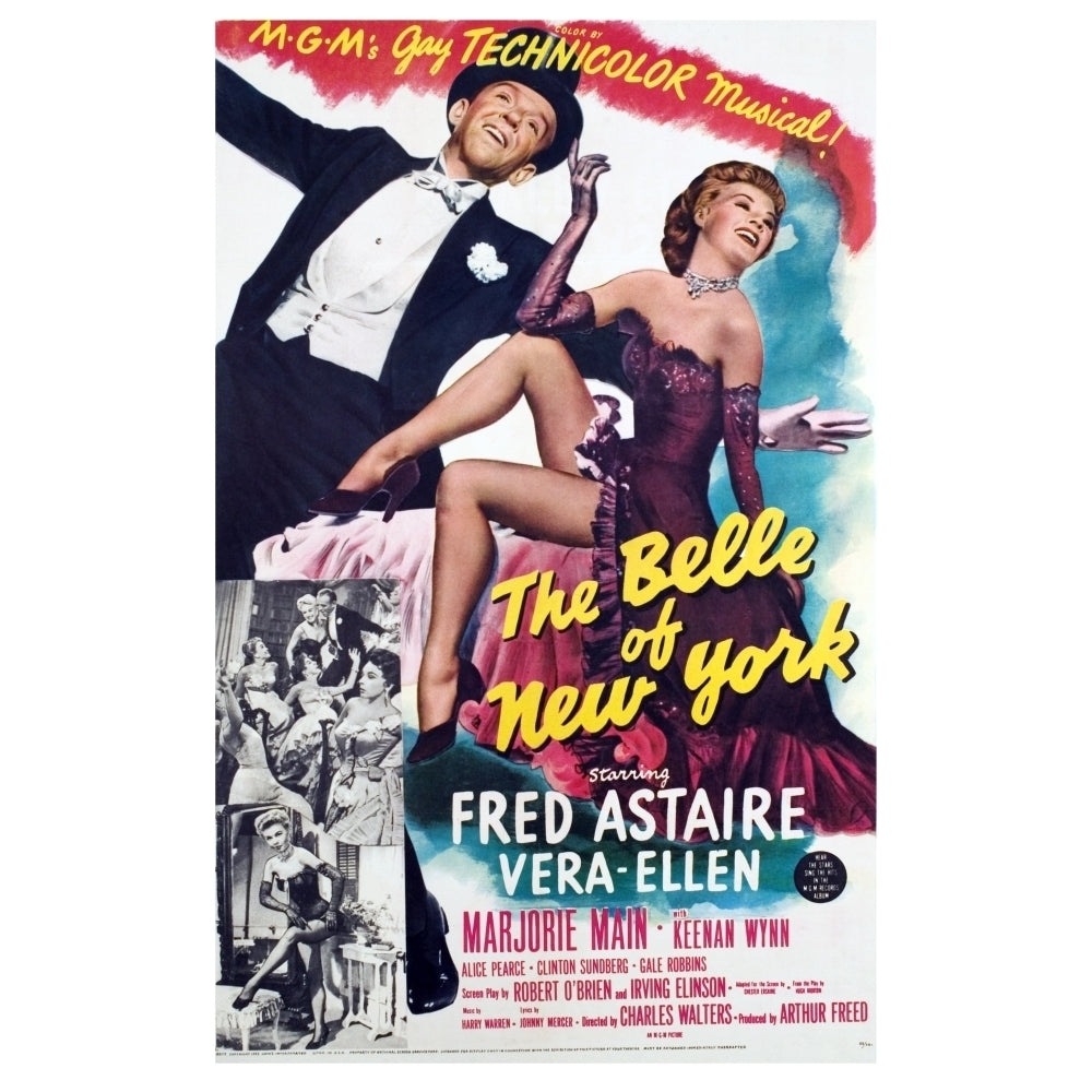 The Belle Of York Fred Astaire Vera-Ellen 1952. Movie Poster Masterprint Image 2