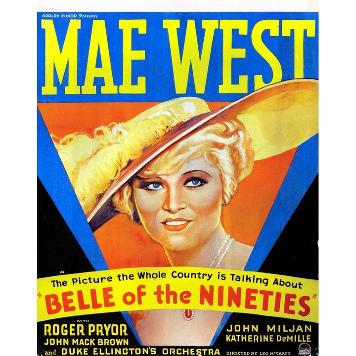 Belle Of The Nineties Mae West 1934 Movie Poster Masterprint Image 2