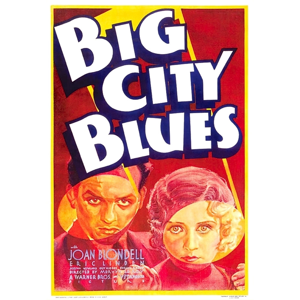 Big City Blues From Left: Eric Linden Joan Blondell 1932. Movie Poster Masterprint Image 2