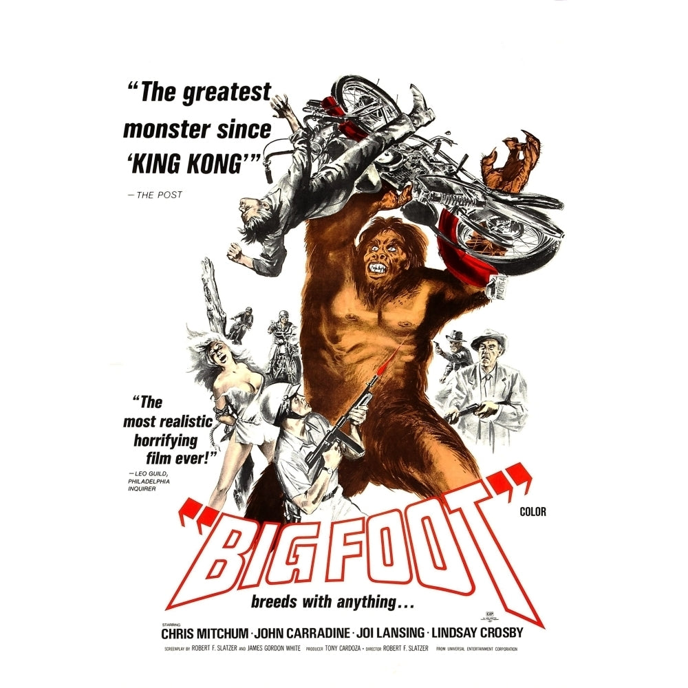 Bigfoot 1970. Movie Poster Masterprint Image 2