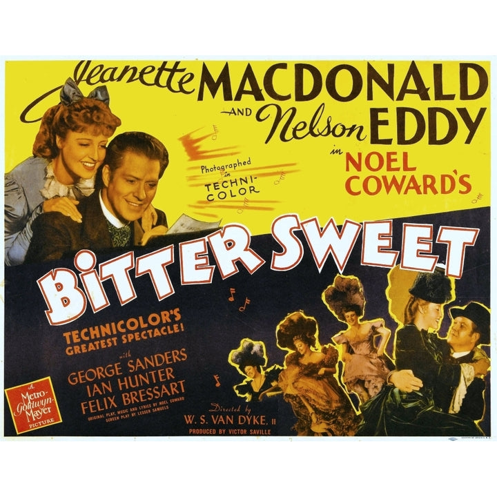 Bitter Sweet Top Left From Left: Jeanette Macdonald Nelson Eddy 1940 Movie Poster Masterprint Image 2