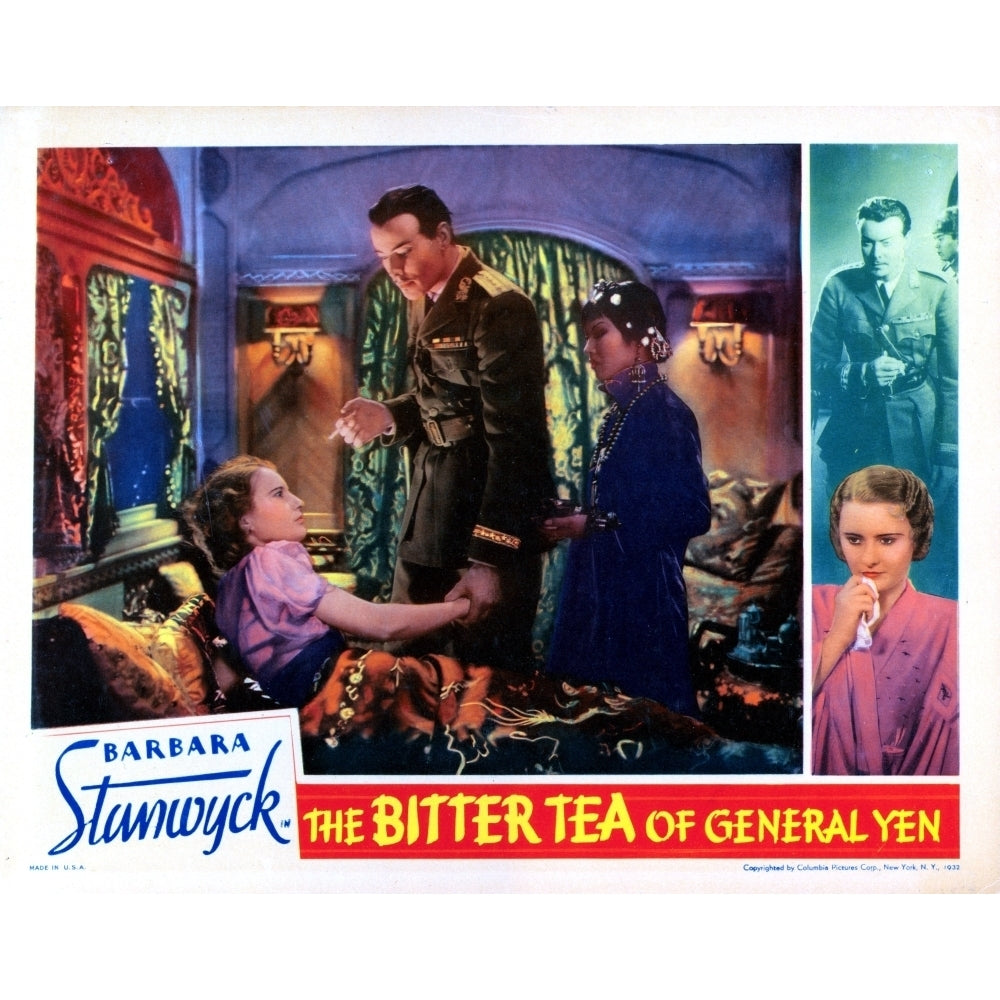 The Bitter Tea Of General Yen From Left Barbara Stanwyck Nils Asther Toshia Mori 1933 Movie Poster Masterprint Image 1