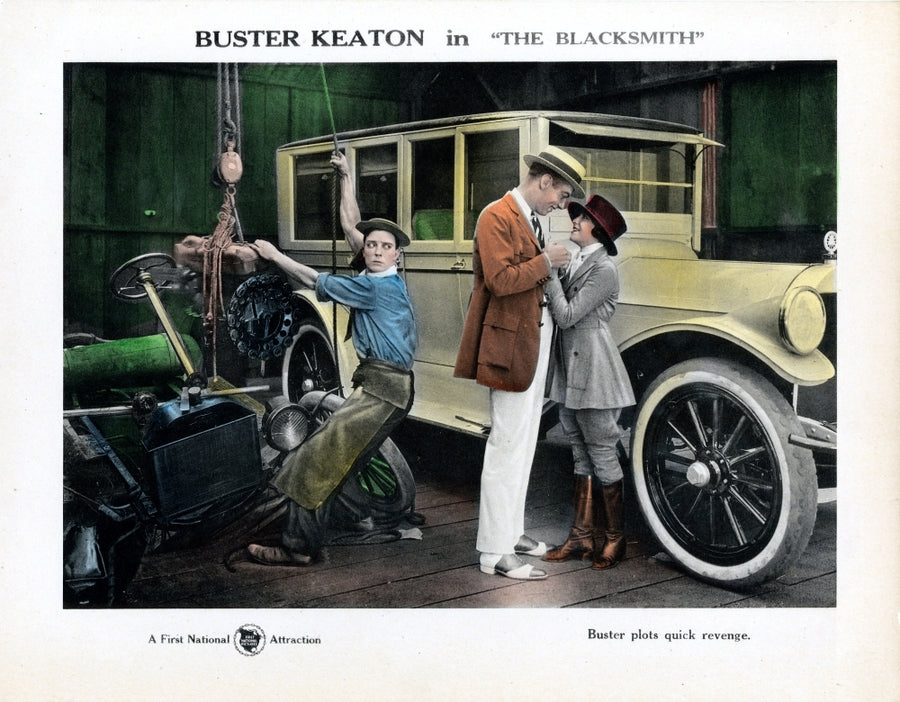 The Blacksmith Lobbycard Buster Keaton Virginia Fox 1922. Movie Poster Masterprint Image 1