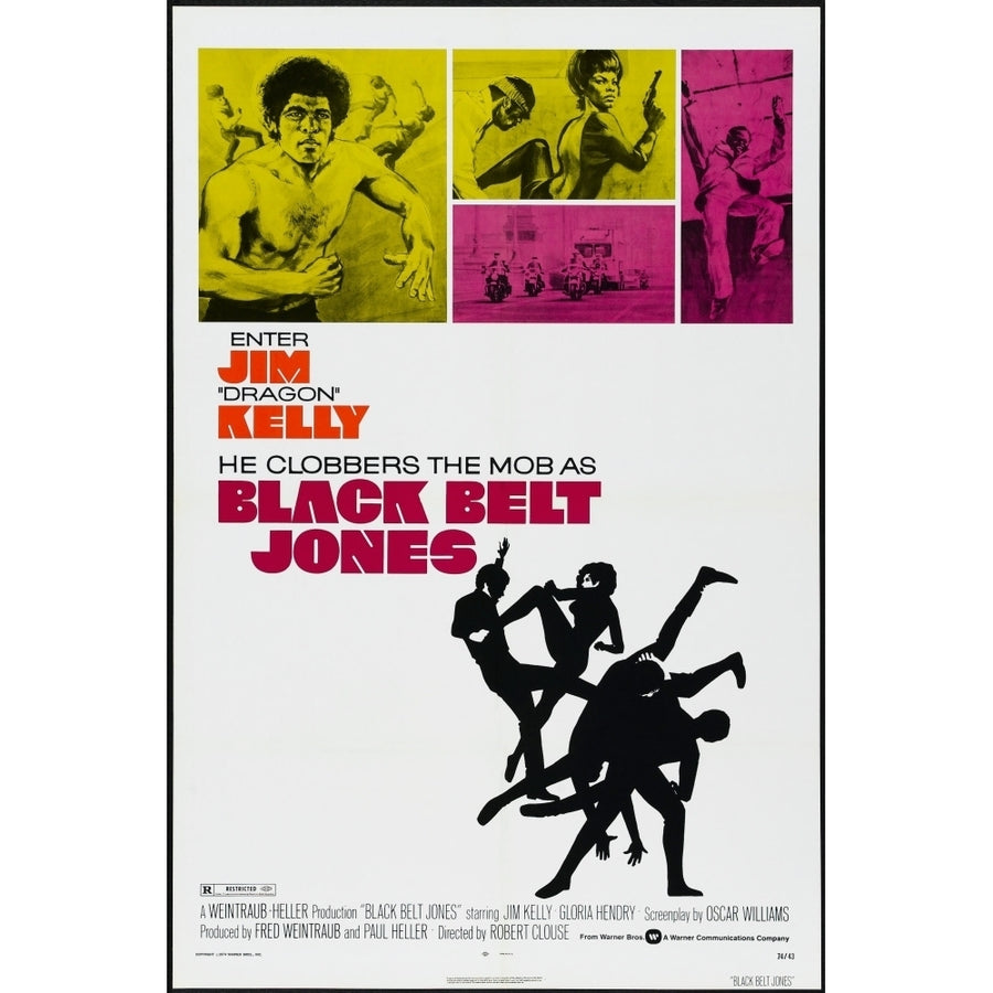 Black Belt Jones Us Poster From Upper Left: Jim Kelly Gloria Hendry 1974 Movie Poster Masterprint Image 1