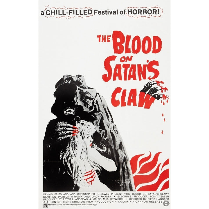 The Blood On SatanS Claw Poster Art 1971 Movie Poster Masterprint Image 1