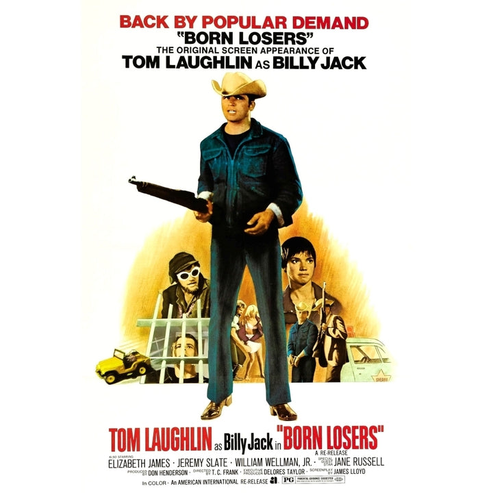 Born Losers Tom Laughlin On 1974 Re-Issue Poster 1967. Movie Poster Masterprint Image 1