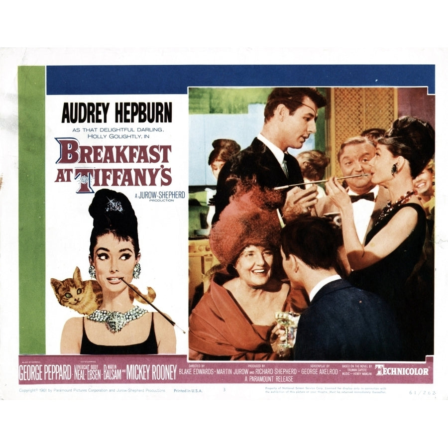 Breakfast At TiffanyS Movie Poster Masterprint Image 1