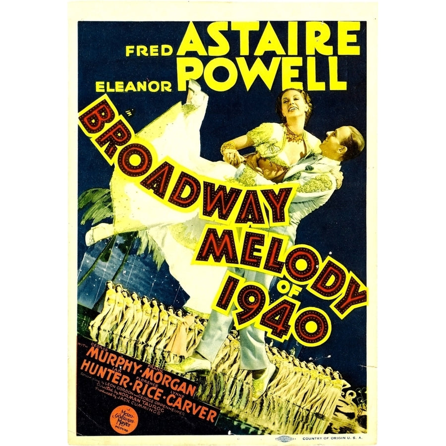 Broadway Melody Of 1940 From Left: Eleanor Powell Fred Astaire 1940 Movie Poster Masterprint Image 1