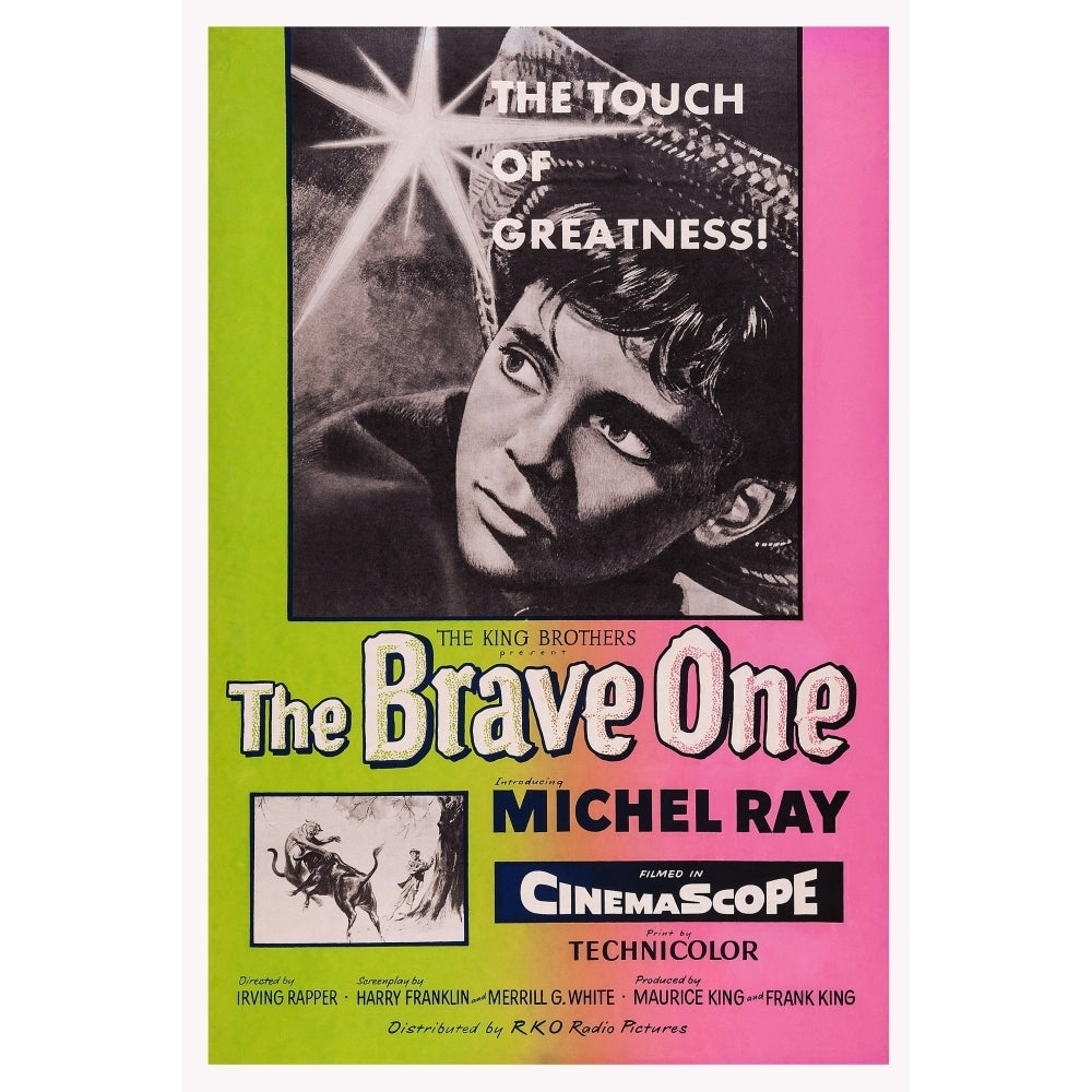 The Brave One Us Poster Art Michel Ray 1956 Movie Poster Masterprint Image 2