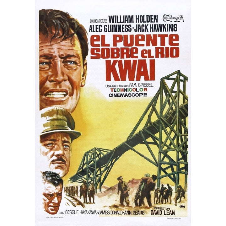 The Bridge On The River Kwai Movie Poster Masterprint Image 1