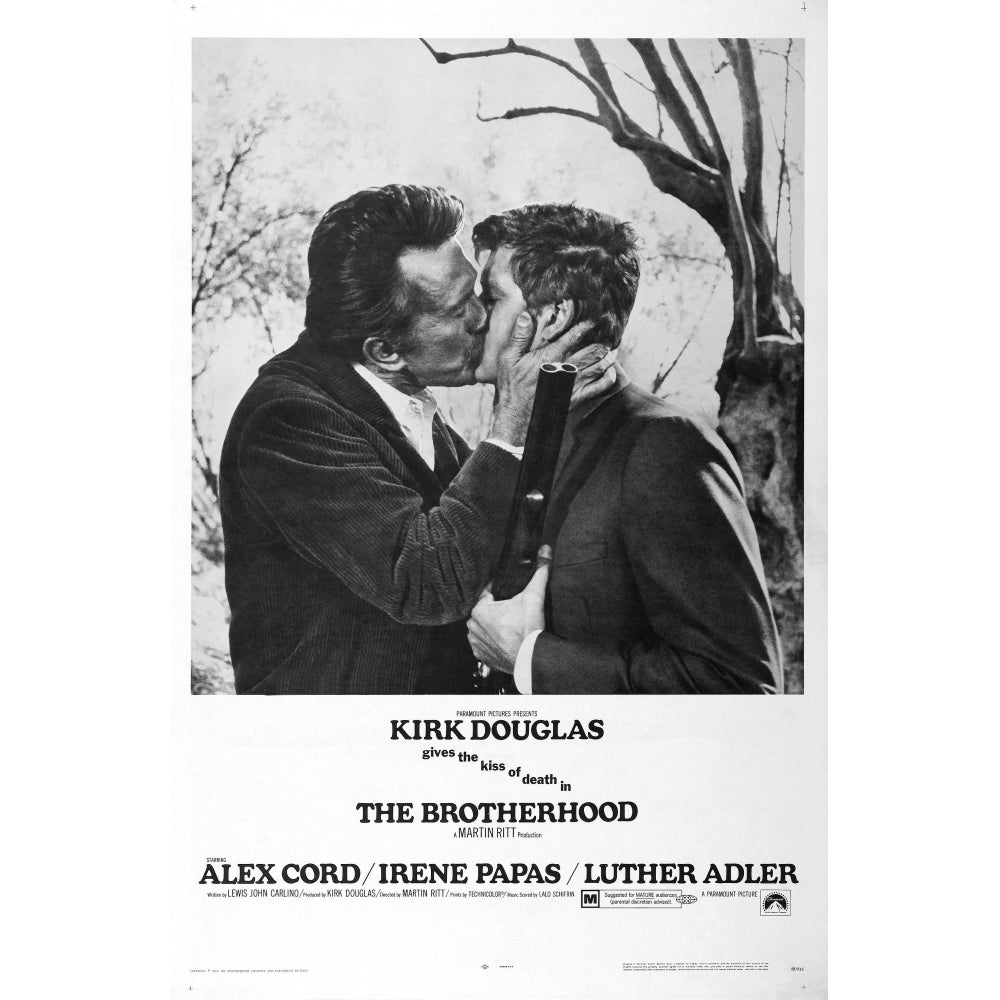 The Brotherhood Us Poster From Left: Kirk Douglas Alex Cord 1968 Movie Poster Masterprint Image 1