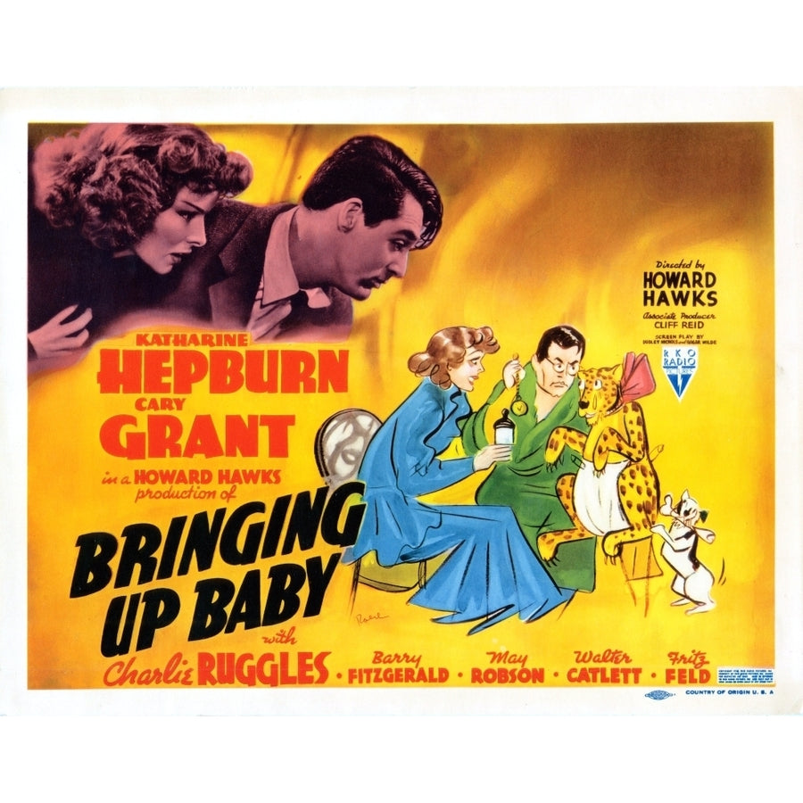 Bringing Up Baby Movie Poster Masterprint Image 1