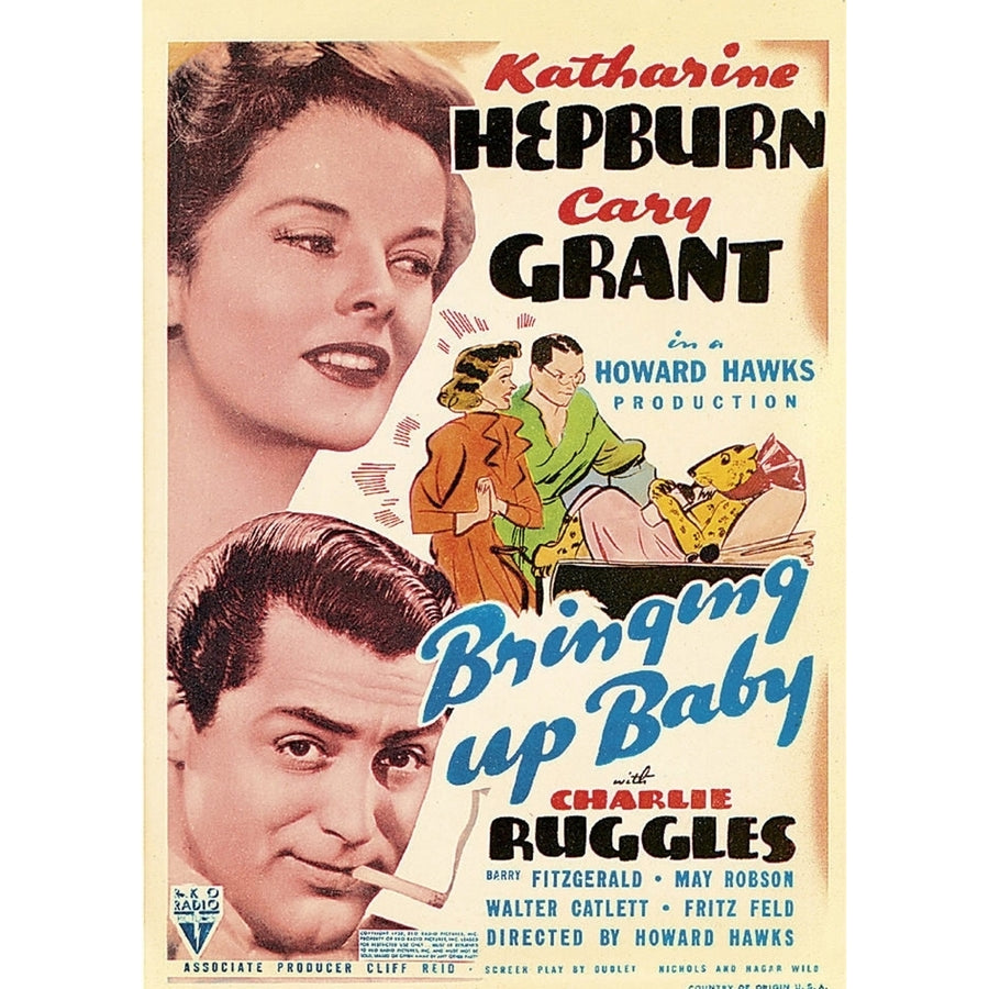 Bringing Up Baby Movie Poster Masterprint Image 1