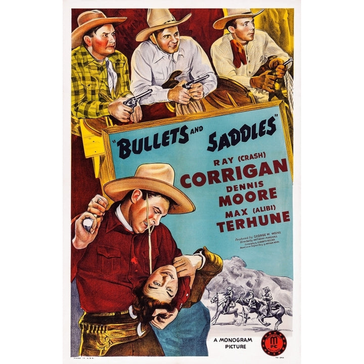 Bullets And Saddles Movie Poster Masterprint Image 2