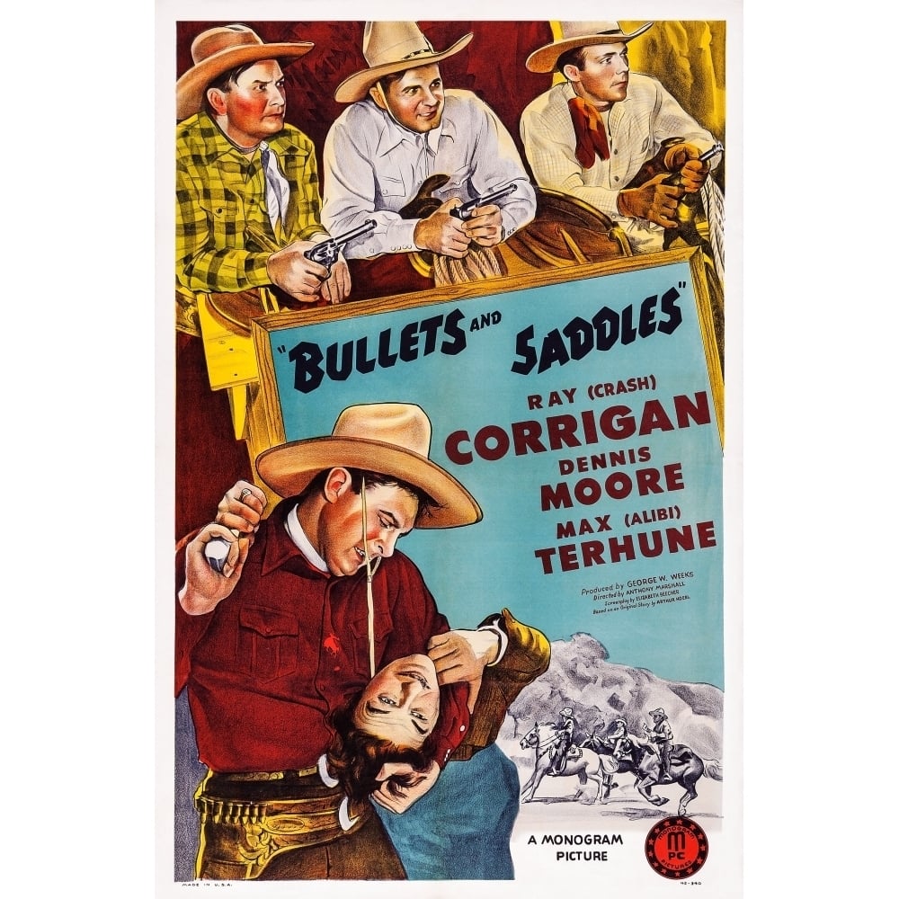 Bullets And Saddles Movie Poster Masterprint Image 1