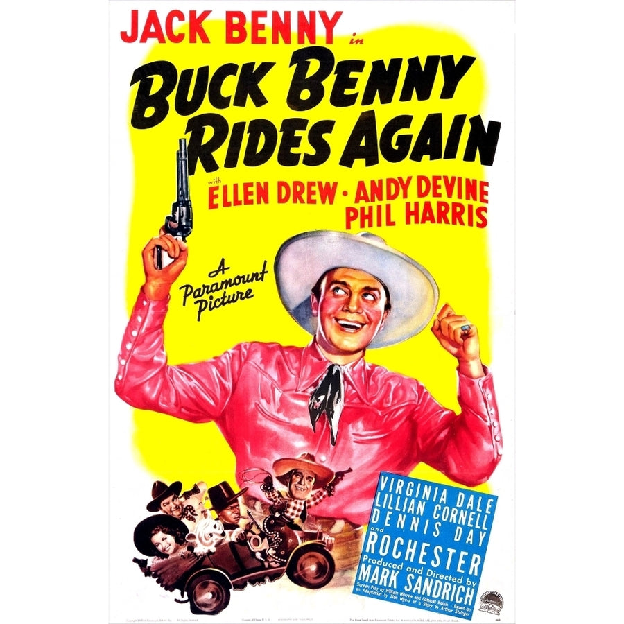 Buck Benny Rides Again U Movie Poster Masterprint Image 1