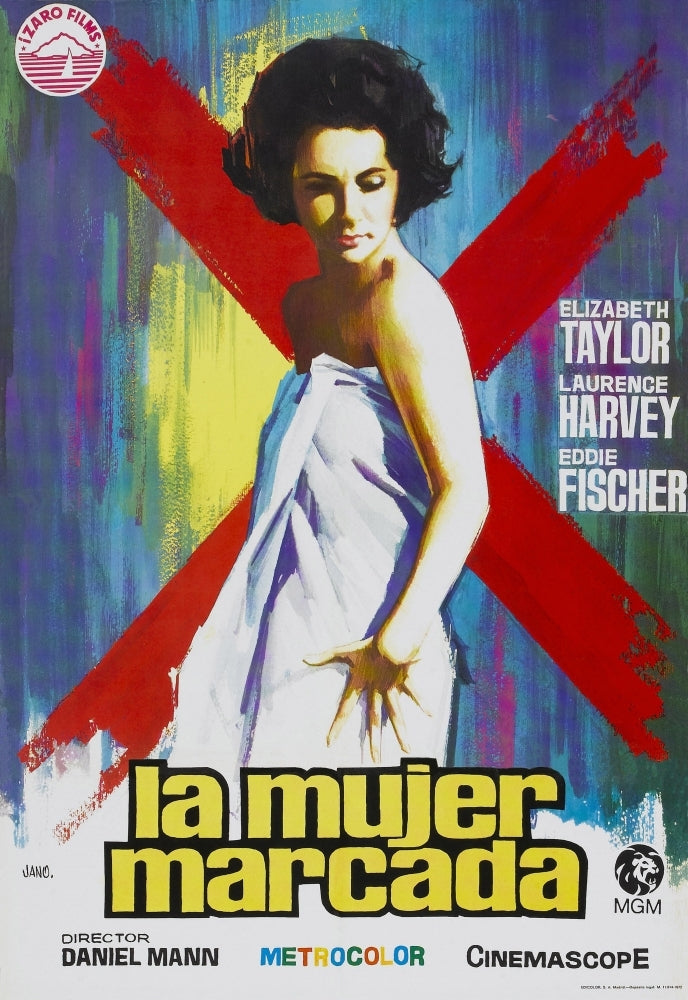 Butterfield 8 Elizabeth Taylor On Spanish Poster Art 1960 Movie Poster Masterprint Image 1