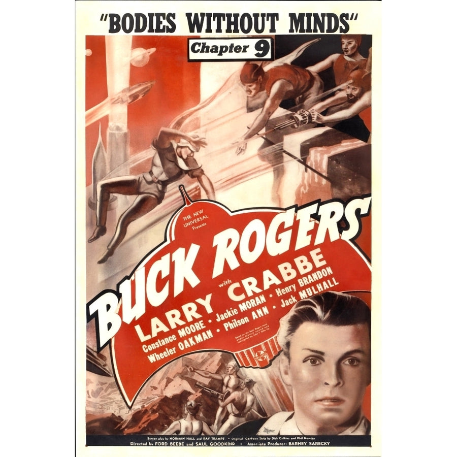 Buck Rogers Larry Crabbe In Chapter 9: Bodies Without Minds 1939 Movie Poster Masterprint Image 1