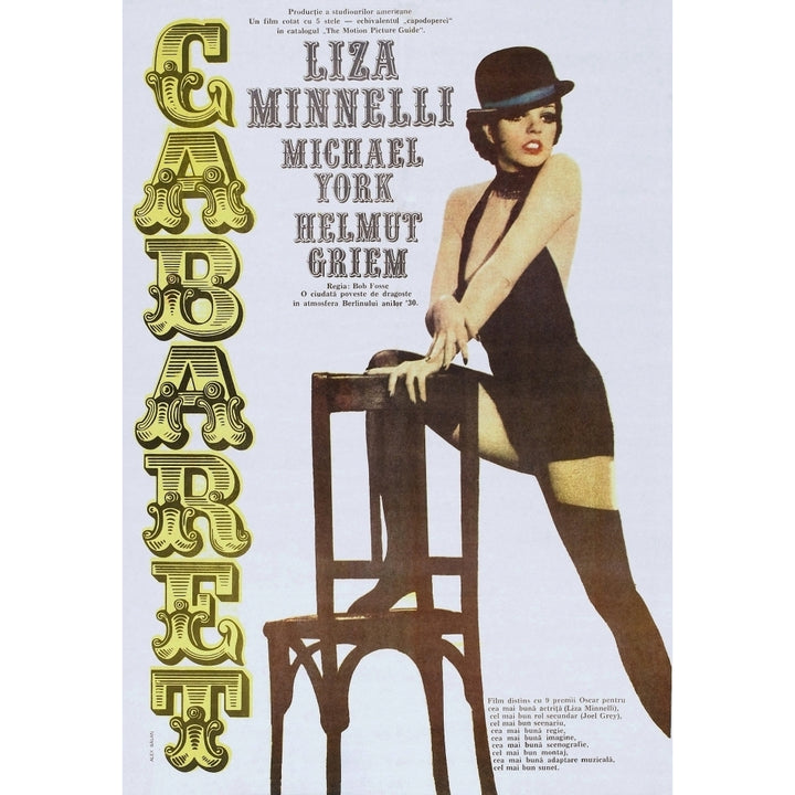 Cabaret Italian Poster Liza Minnelli 1972 Movie Poster Masterprint Image 2