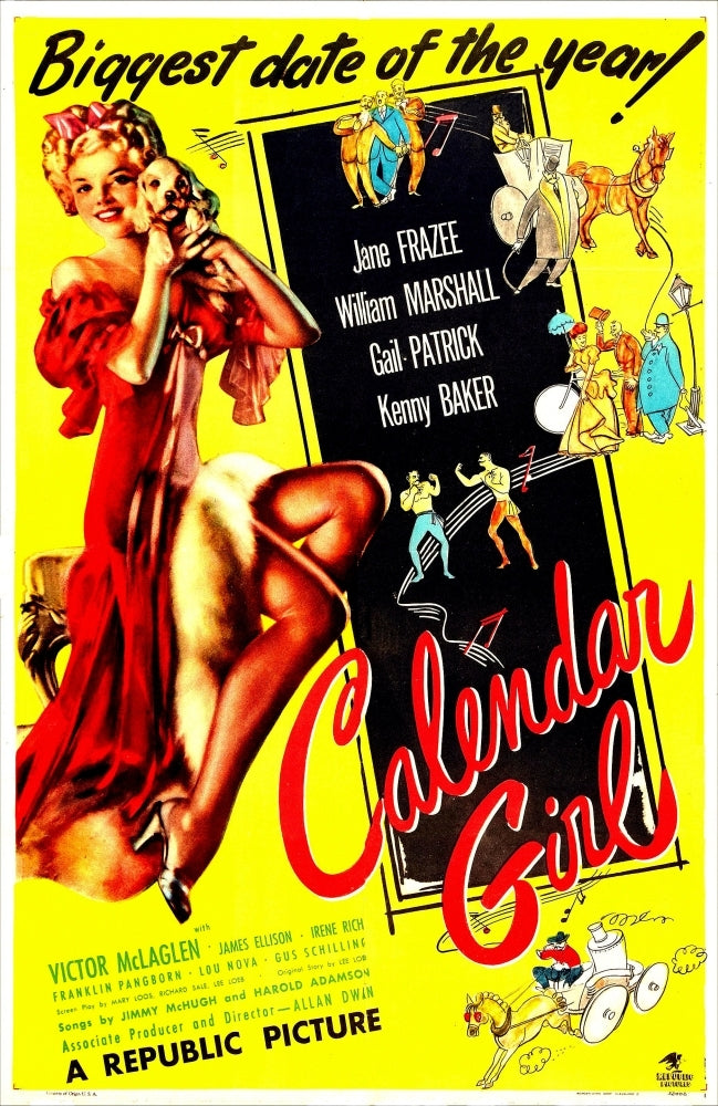 Calendar Girl Us Poster Jane Frazee 1947 Movie Poster Masterprint Image 1