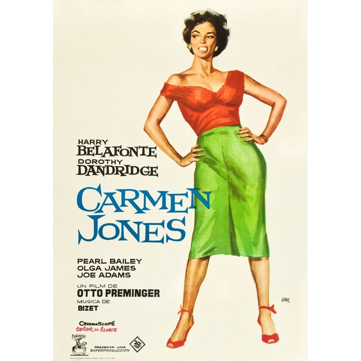 Carmen Jones Movie Poster Masterprint Image 1