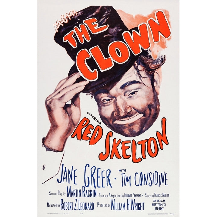 The Clown Us Poster Art Red Skelton 1953 Movie Poster Masterprint Image 2