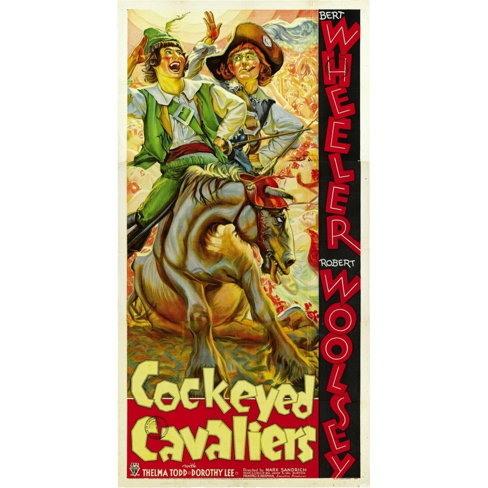 Cockeyed Cavaliers From Left: Bert Wheeler Robert Woolsey 1934 Movie Poster Masterprint Image 2