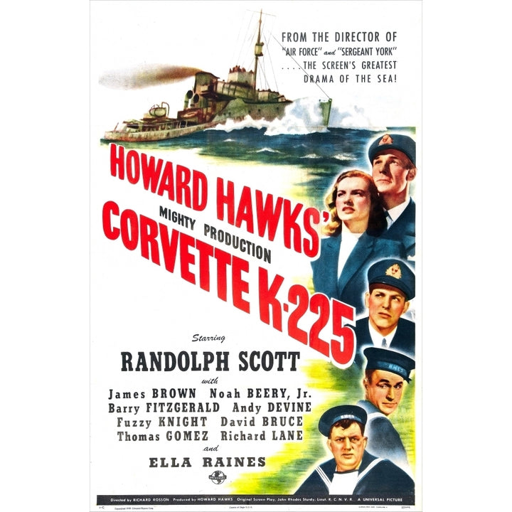 Corvette K-225 U Movie Poster Masterprint Image 1