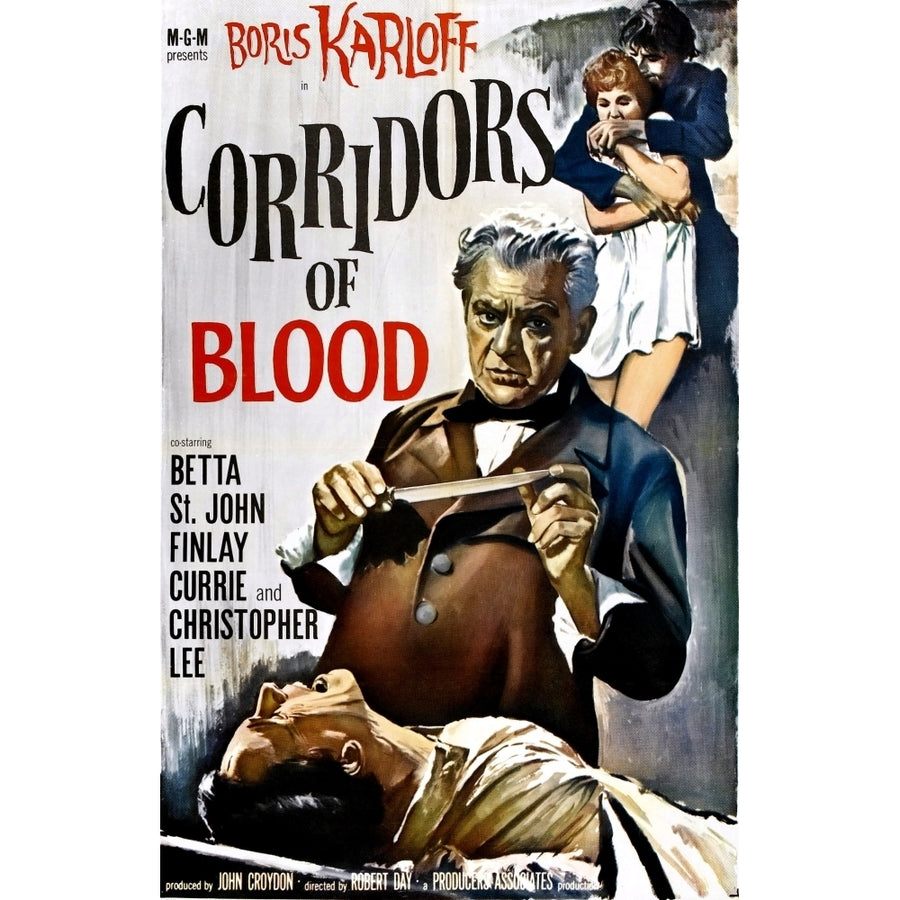 Corridors Of Blood Boris Karloff 1958 Movie Poster Masterprint Image 1