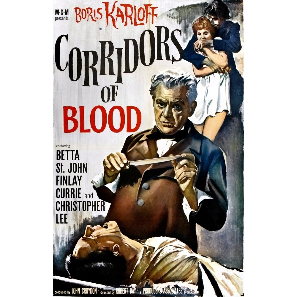 Corridors Of Blood Boris Karloff 1958 Movie Poster Masterprint Image 2