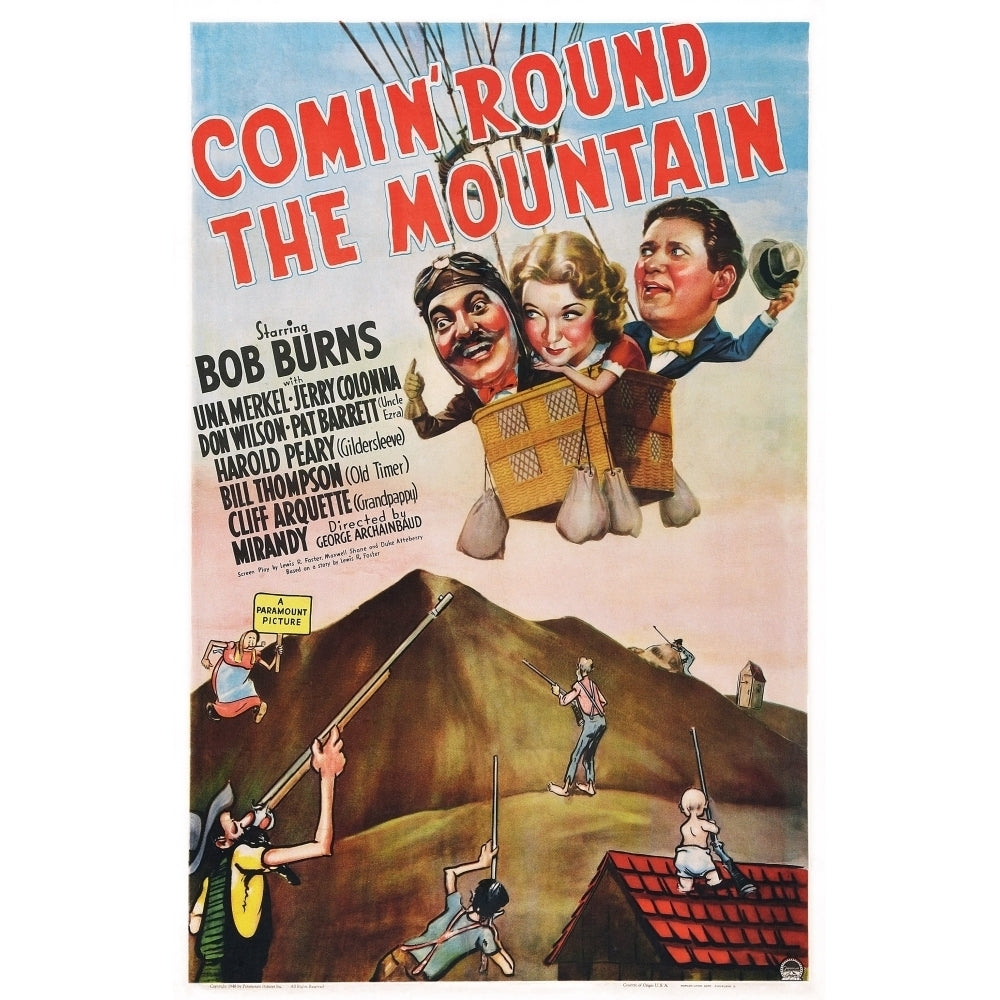 Comin Round The Mountain U Movie Poster Masterprint Image 2