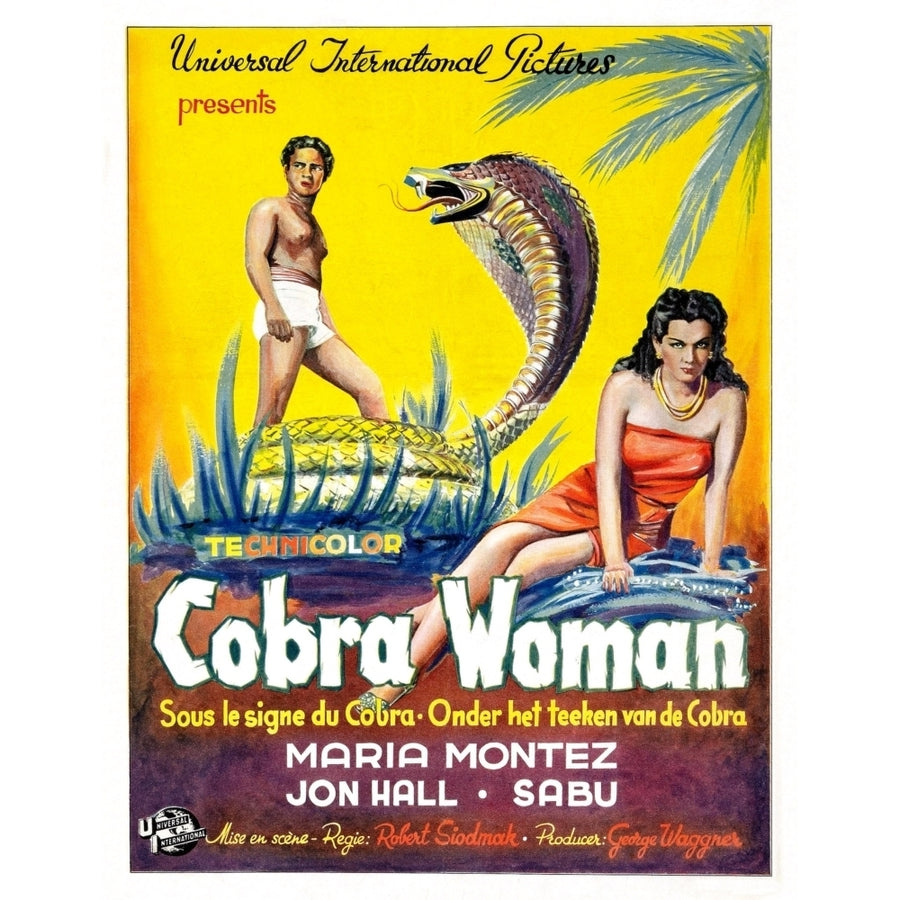 Cobra Woman Sabu Maria Montez 1944. Movie Poster Masterprint Image 1