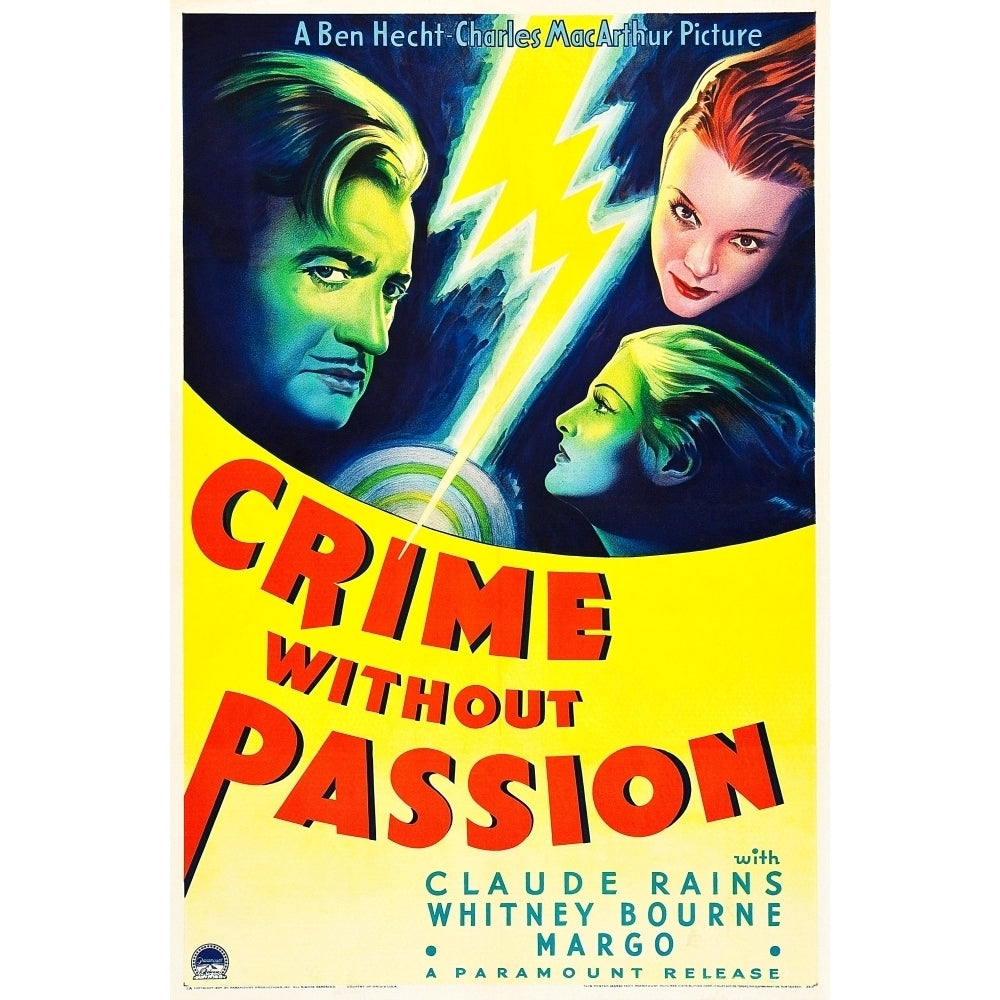 Crime Without Passion Movie Poster Masterprint Image 1