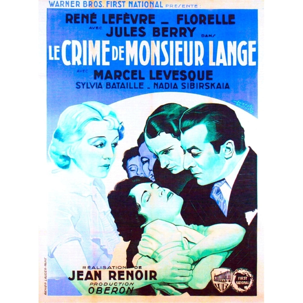 The Crime Of Monsieur Lange Movie Poster Masterprint Image 2