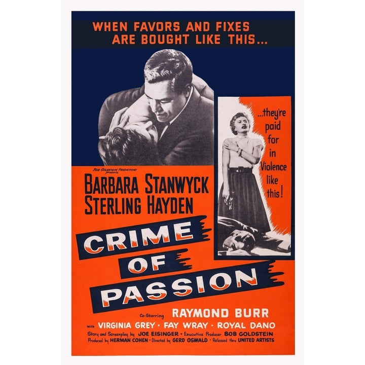 Crime Of Passion Movie Poster Masterprint Image 1