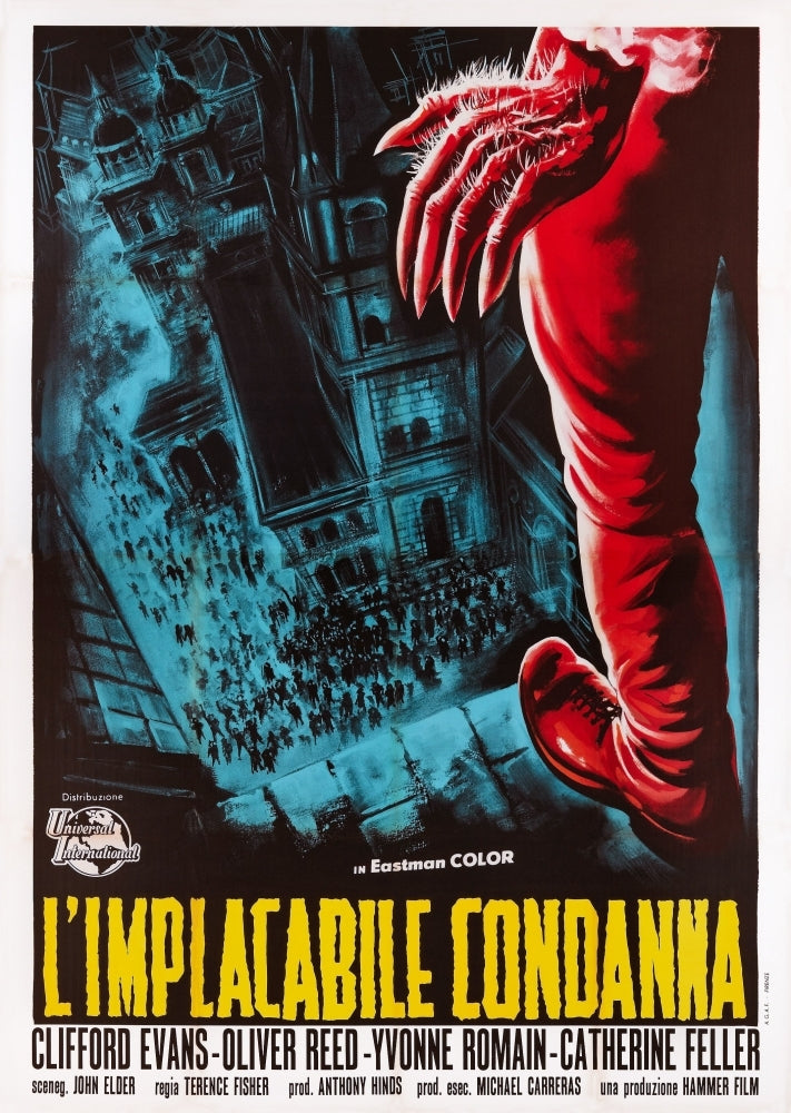 The Curse Of The Werewolf Italian Poster Art 1961. Movie Poster Masterprint Image 1