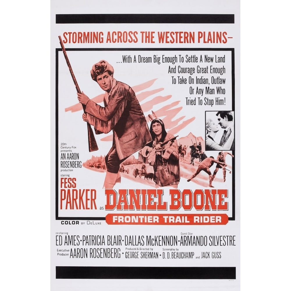 Daniel Boone: Frontier Trail Rider U Movie Poster Masterprint Image 1