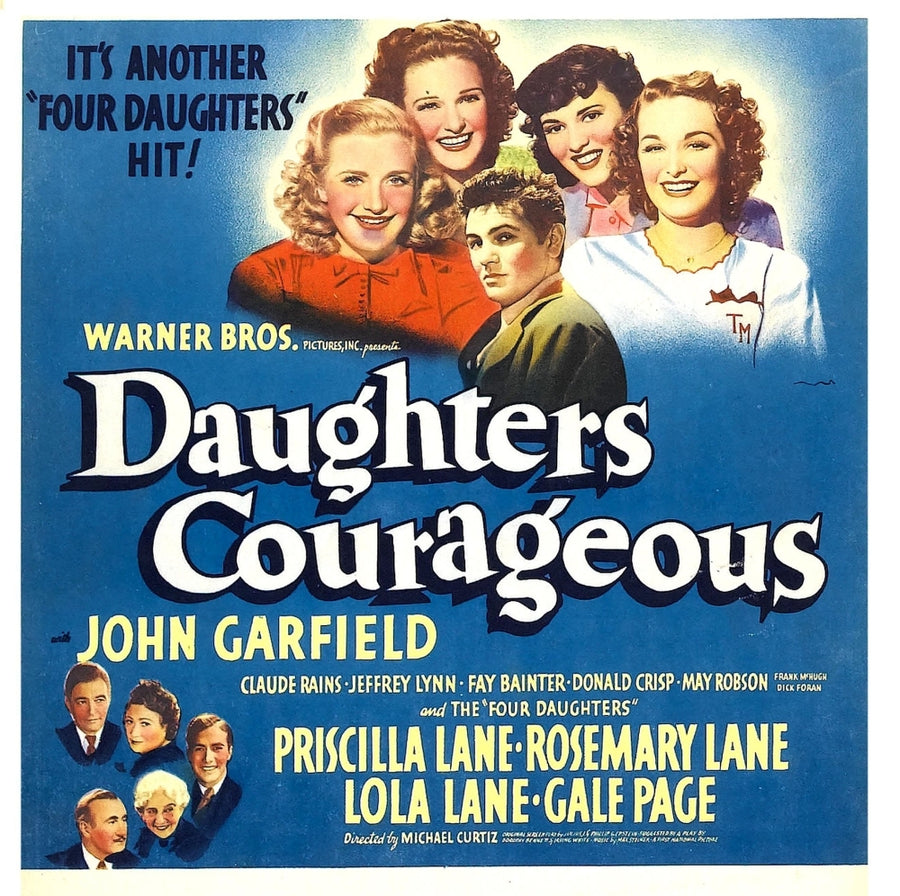 Daughters Courageous Top Center: John Garfield On Window Card 1939. Movie Poster Masterprint Image 1