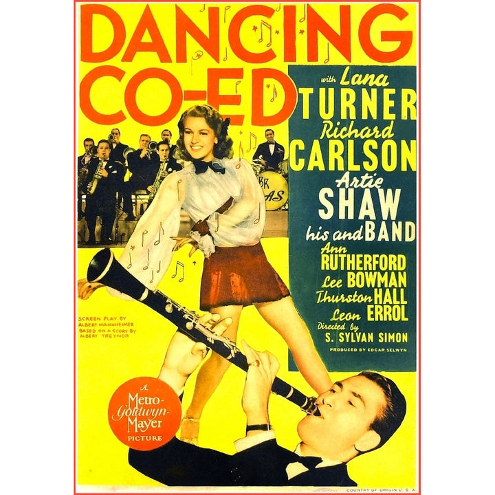 Dancing Co-Ed U Movie Poster Masterprint Image 1