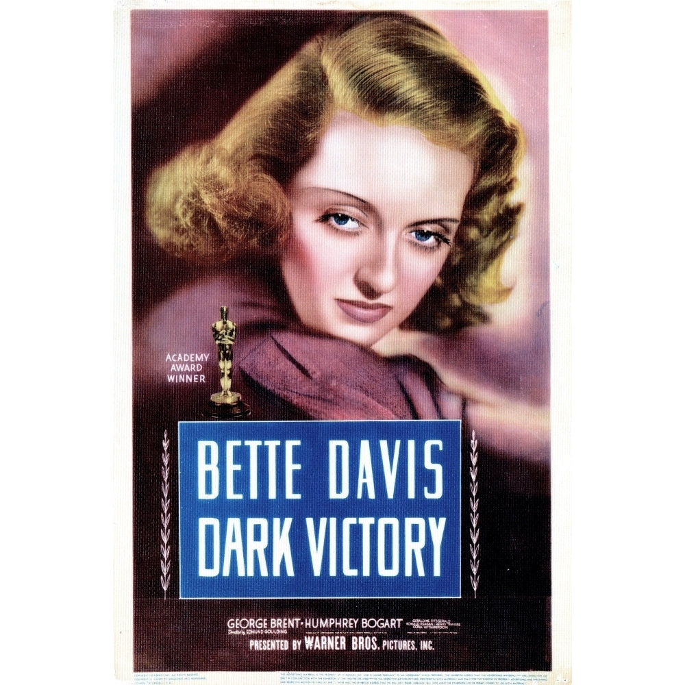 Dark Victory Us Poster Bette Davis 1939 Movie Poster Masterprint Image 1