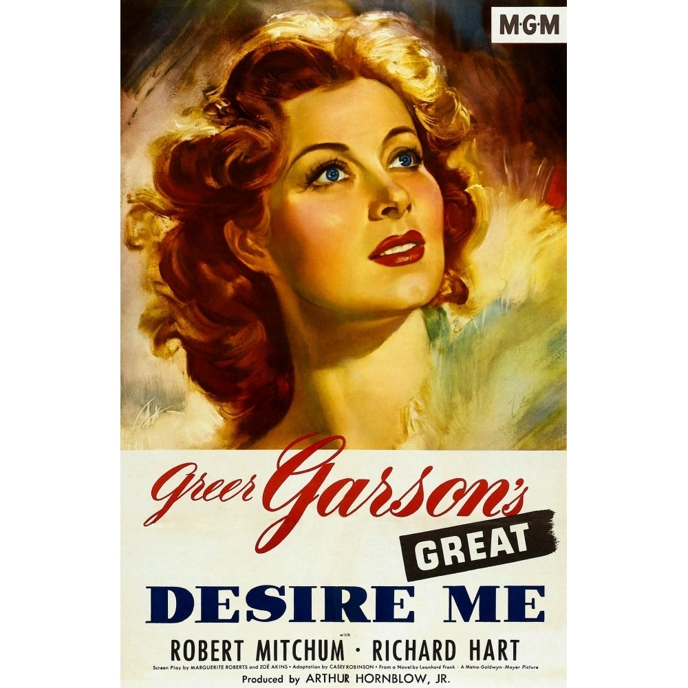 Desire Me Greer Garson On 1-Sheet Poster Art 1947 Movie Poster Masterprint Image 1