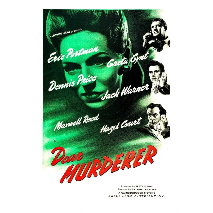 Dear Murderer Movie Poster Masterprint Image 1