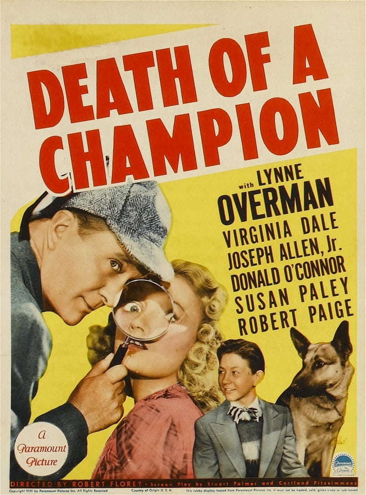 Death Of A Champion Movie Poster Masterprint Image 1