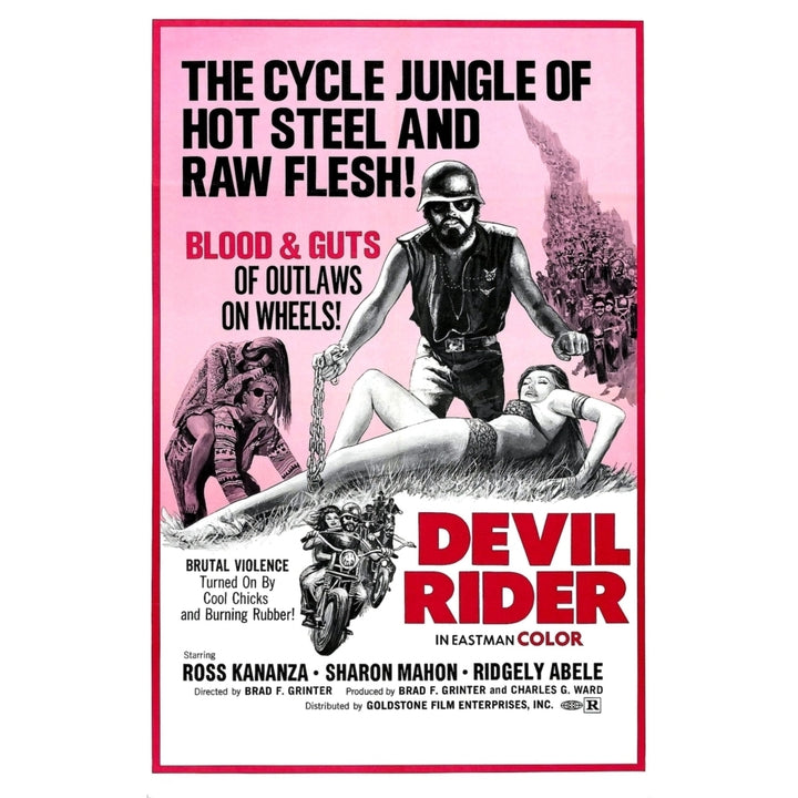 Devil Rider! 1970. Movie Poster Masterprint Image 1