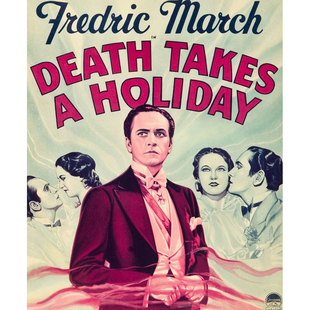 Death Takes A Holiday Center: Fredric March On Window Card 1934. Movie Poster Masterprint Image 1